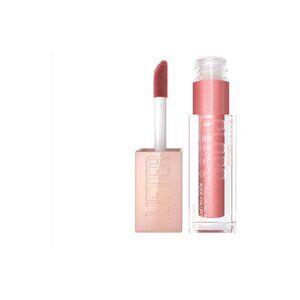 Maybelline Lifter Gloss, Hydrating Lip Gloss with Hyaluronic Acid, Moon, Nude